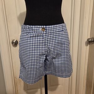 Talbots Blue and White Checkered Women's Shorts